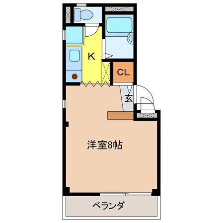 クレセントコート愛の物件間取画像